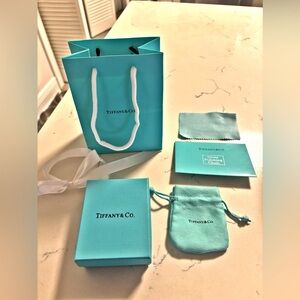 Tiffany & Co. Gift Bag, Gift Box, Jewelry Bag, Silver Polishing Cloth